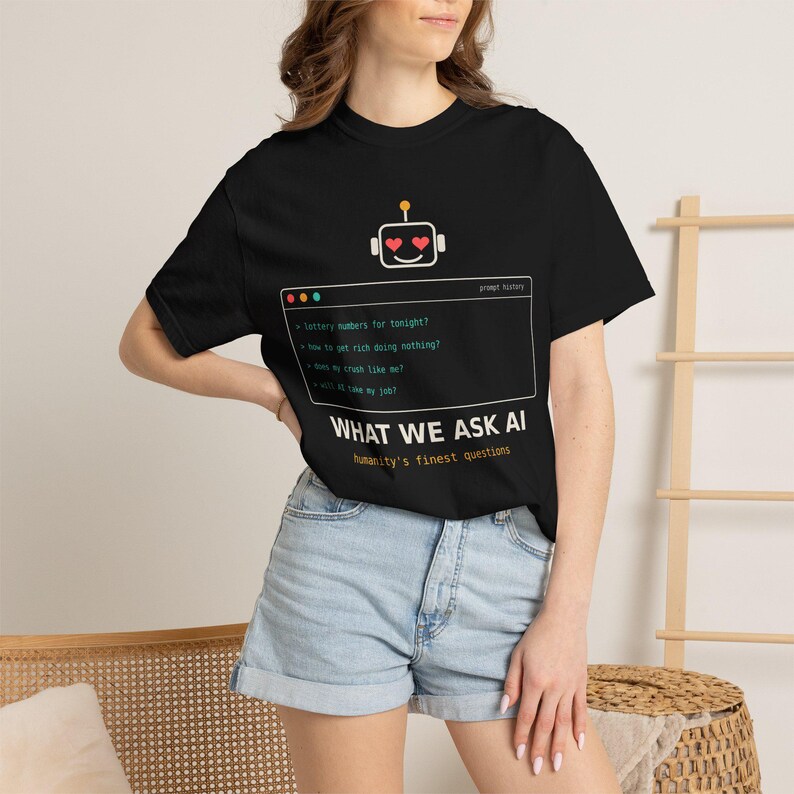 Funny AI Meme T-Shirt, Programmer Tech Humor Tee, Developer Gift image 5