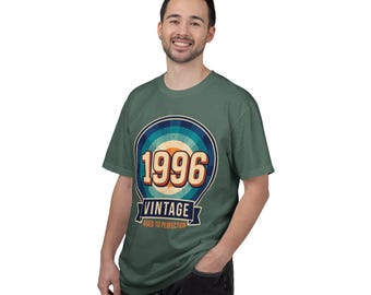 1996 Vintage Aged to Perfection T-shirt | Retro Circle Badge