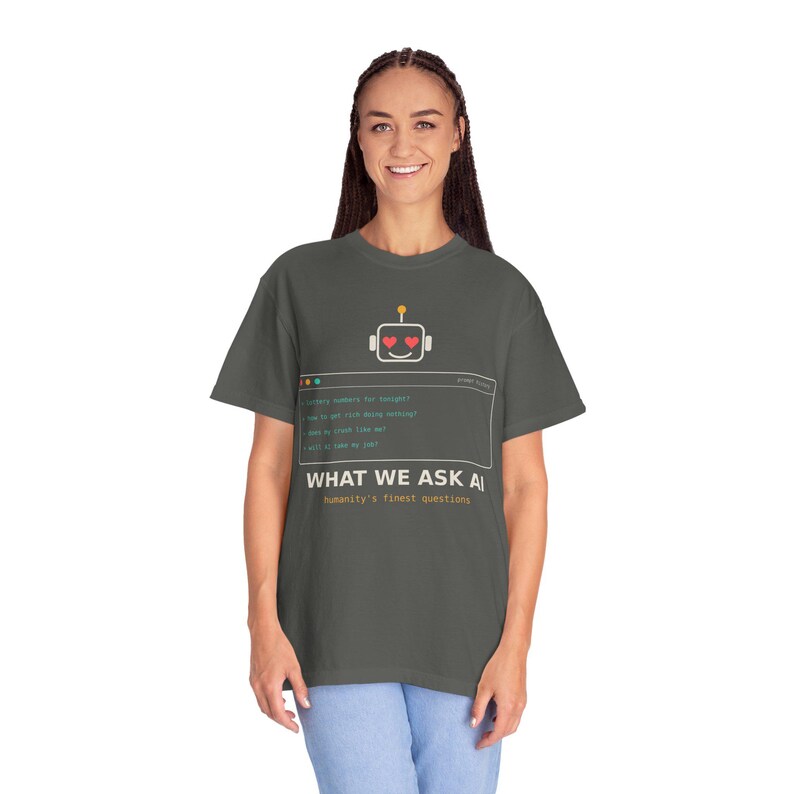 Funny AI Meme T-Shirt, Programmer Tech Humor Tee, Developer Gift image 9