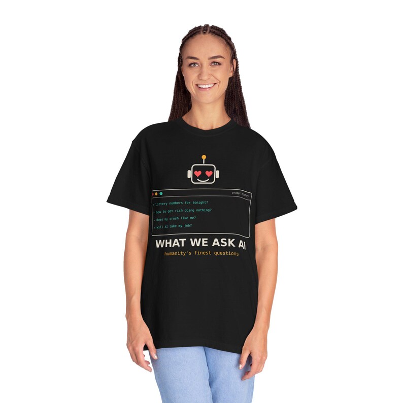 Funny AI Meme T-Shirt, Programmer Tech Humor Tee, Developer Gift image 2