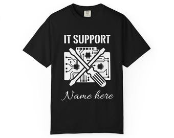 IT Support T-Shirt, Circuit Board Screwdriver Tech Gift