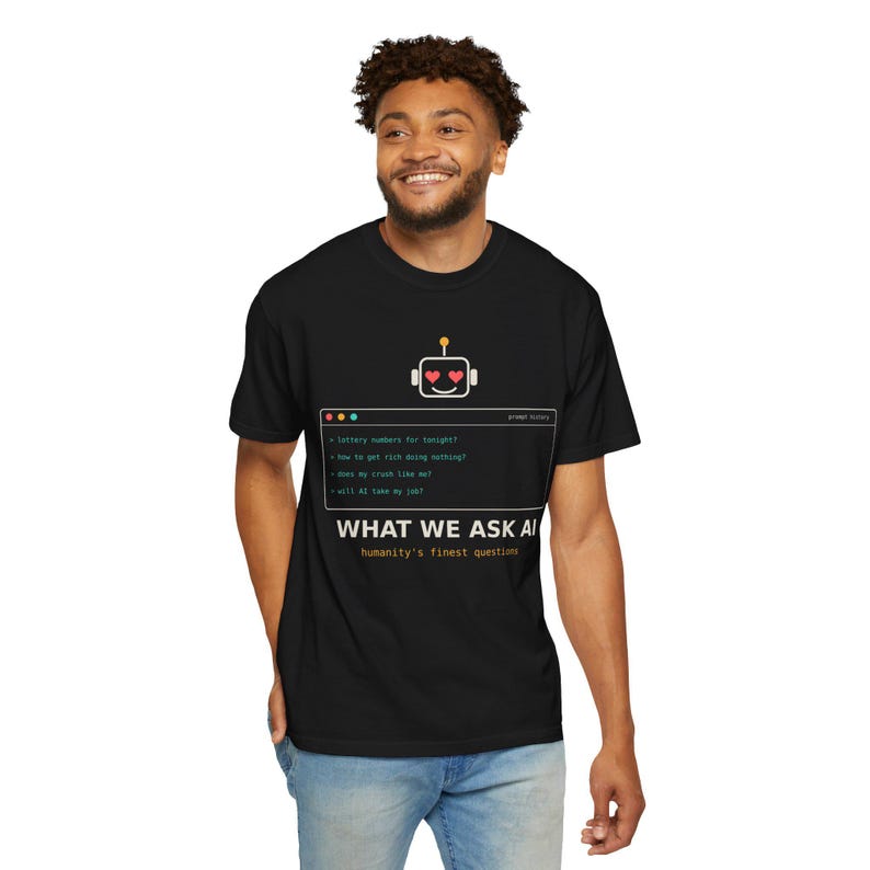 Funny AI Meme T-Shirt, Programmer Tech Humor Tee, Developer Gift image 4