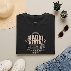 T-shirt rétro « Radio Static Open Road No Regrets » pour routier, style années 90, inspiré des radios CB, cadeau idéal pour les chauffeurs routiers et les conducteurs de poids lourds (permis CDL).