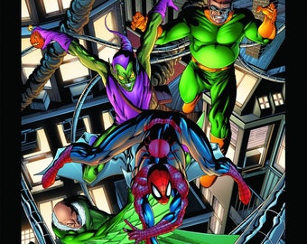 Spider-Man vs. Green Goblin, Doctor Octopus, and Vulture