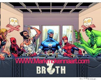 Marvel Last Supper