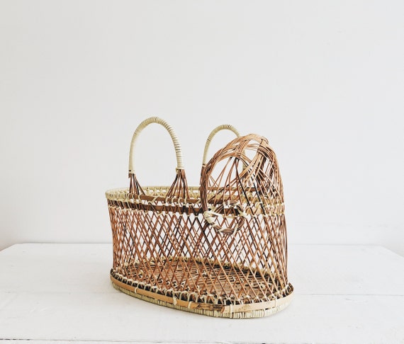 wicker bassinet basket