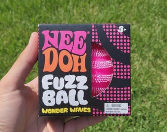 NeeDoh Fuzz Ball Jellyfish Squishy | Sensory Fidget Toy (Blind Box)