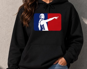 Felpa con cappuccio Sophie Cunningham WNBA con logo e disegno a mano / Felpa sportiva retrò per tifosi