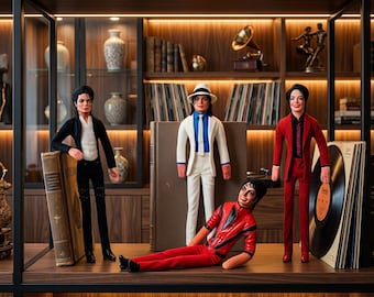 Michael Jackson Doll: Articulated Plush Toy - Cosplay Prop