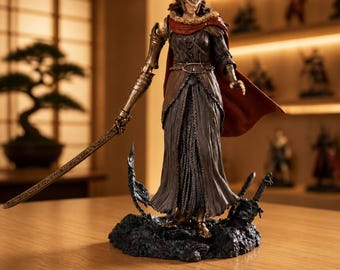 Malenia-figuur, standbeeld ringspel Elden, PVC-verzamelfiguur, fantasiegamedecorcadeau