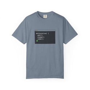 Camiseta "Comer, dormir, programar, repetir", regalo divertido para programadores, camiseta para codificadores, regalo para desarrolladores de software, camiseta de programación, regalo para ingenieros de software, camiseta para desarrolladores imagen 4