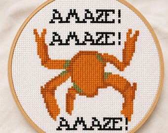 Project Hail Mary Rocky Cross Stitch Pattern