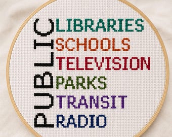 Public Everything Cross Stitch Pattern