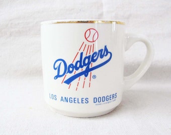 Vintage LA Dodgers 1988 Championship Coffee Mug - Los Angeles Baseball Ceramic Mug - Gift For Dad Brother - Fathers Day