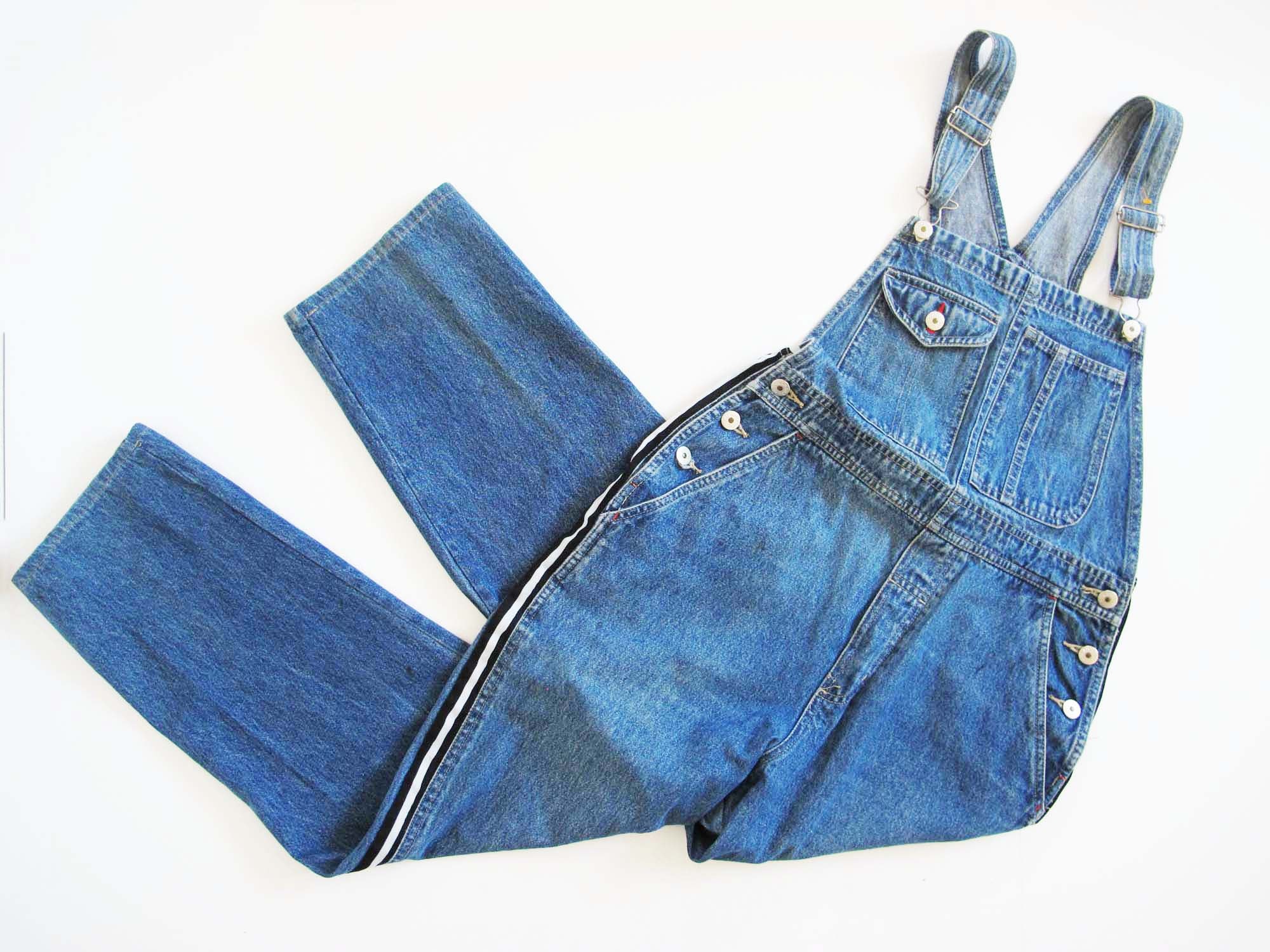 Vintage 90s 2000s Denim Overalls S M 