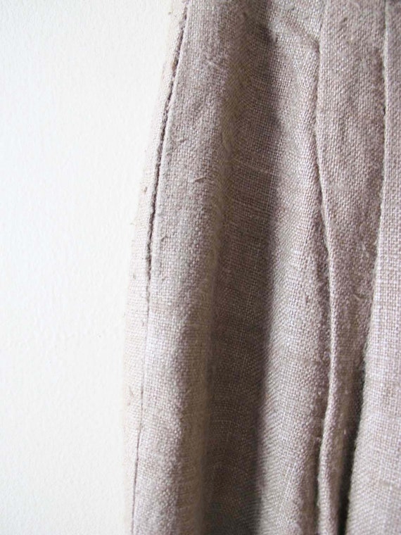 Vintage 70s Pleated Silk Trousers 29 - High Waist… - image 6