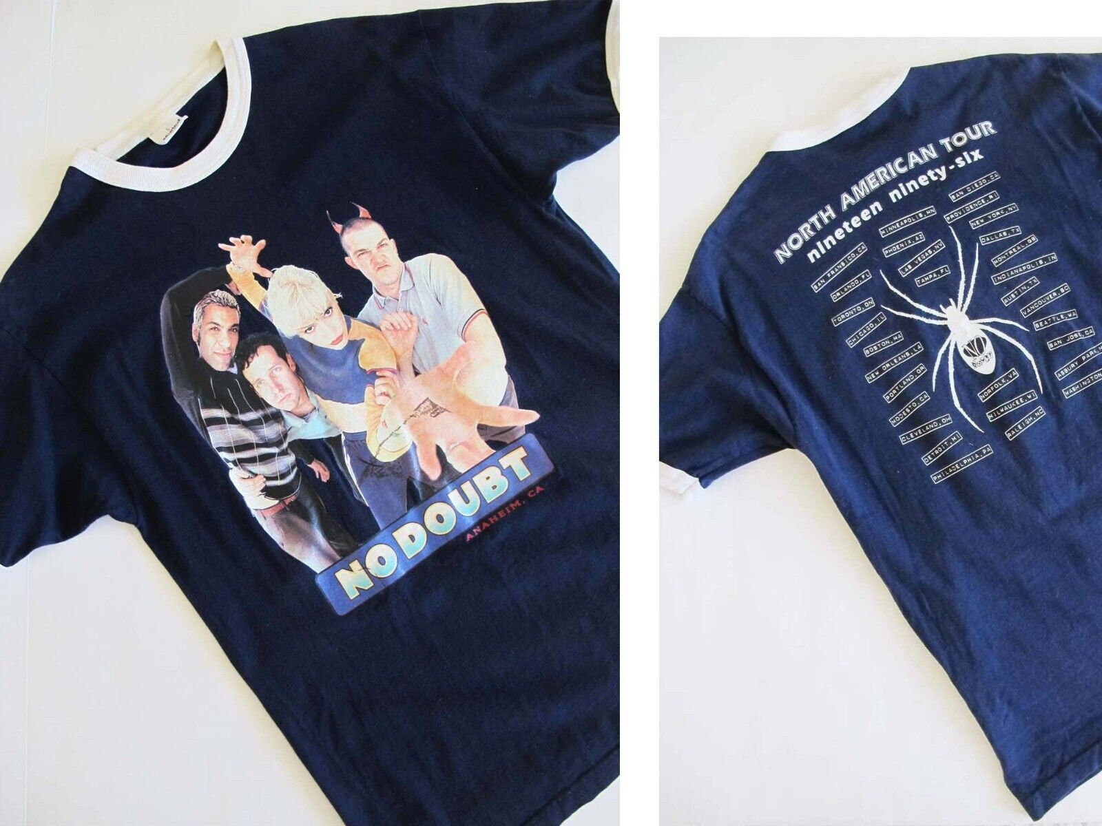 Discover Vintage No Doubt 1996 Tragic Kingdom North American Tour Band T Shirt