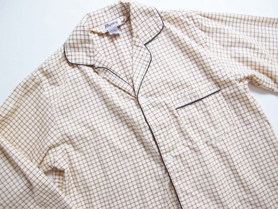Vintage 1970s Cream Button Down Shirt Vintage 1970s Cream Button Down Shirt