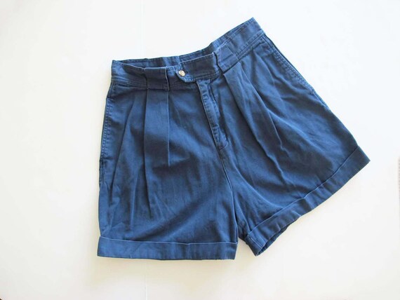 Vintage 80s High Waist Shorts 31 - Pleated Womens