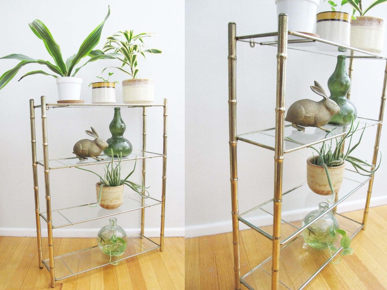 Local Pick up Long Beach Ca LA Vintage 70s Brass Etagere Etsy