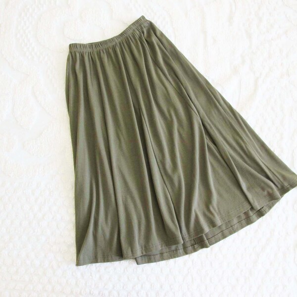 Olive Green Skirt Etsy