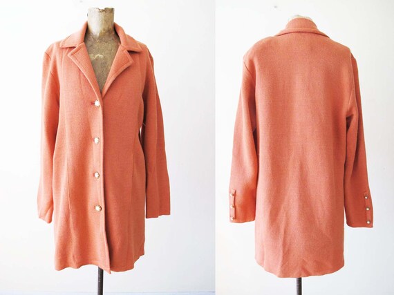 manteau corail femme