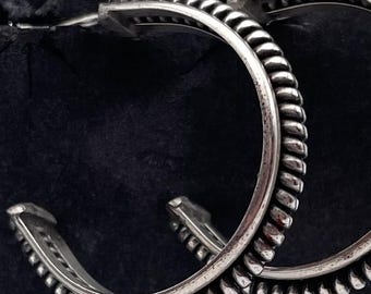 Tom Hawk Navajo Sterling Silver Cuff -- 66.6 Grams - Etsy