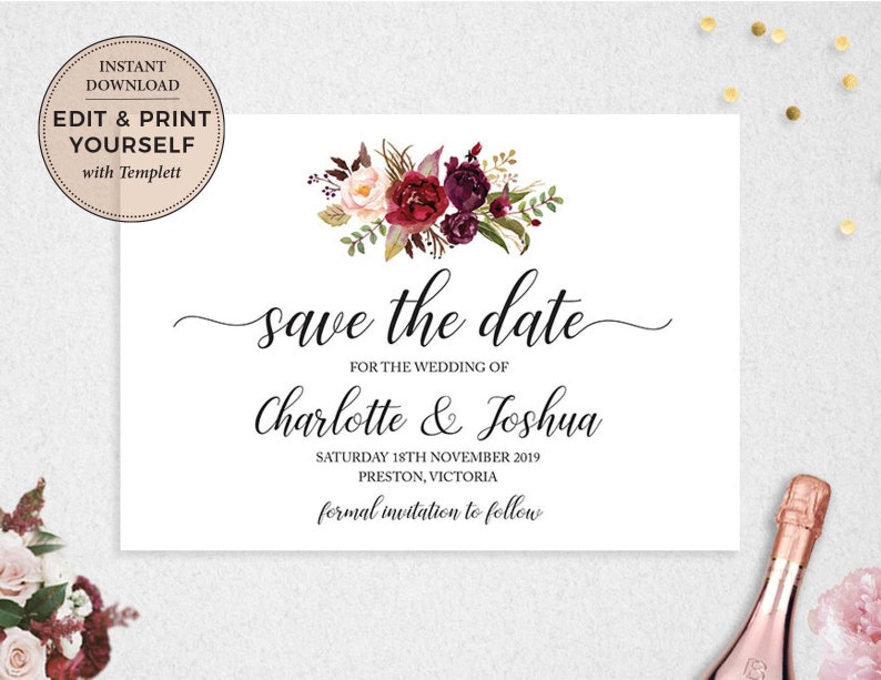 Editable Wedding Bundle: Wedding Template (Instant Download) image 3