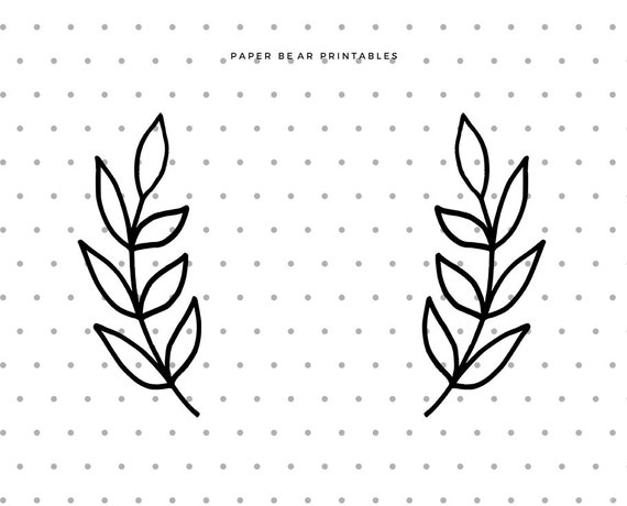 Download Laurel Wreath Svg Png Jpg Clipart Svg Cut Files Laurels Clipart Laurels File Laurels Cricut And Silhouette Instant Download By Paper Bear Printables Catch My Party