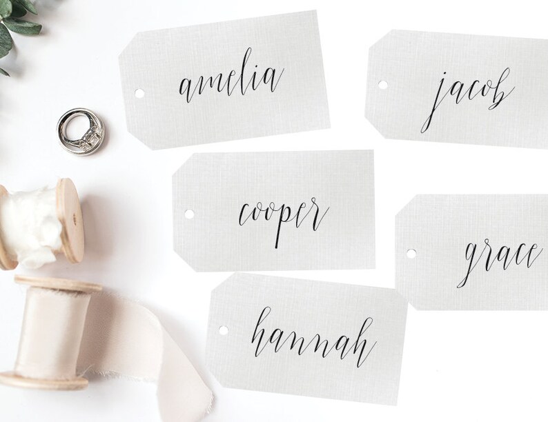 wedding name tags instant download printable name tags etsy