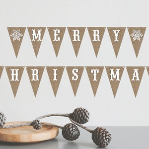 Merry Christmas Banner,  Christmas Banner, Printable Banner, Christmas Photo Prop, INSTANT DOWNLOAD