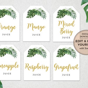 Mimosa Bar Sign, Mimosa Bar Juice Labels, Mimosa Bar sign, Juice Labels, Mimosa, Bridal Shower Mimosa Bar, Instant Download, PBP99 image 3