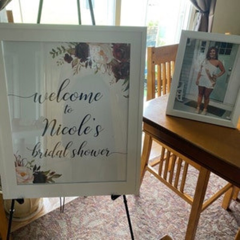 Bridal Shower Welcome Sign, Editable Welcome Sign, Bridal Shower Sign, Welcome Sign, Welcome Bridal Shower, Templett, PBP97 image 5