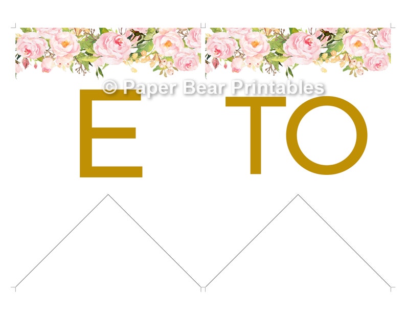 Bride to Be Banner, Editable Banner, Bride To Be, Bridal Shower Banner, Printable Banner, INSTANT DOWNLOAD, Templett, PBP85 image 5