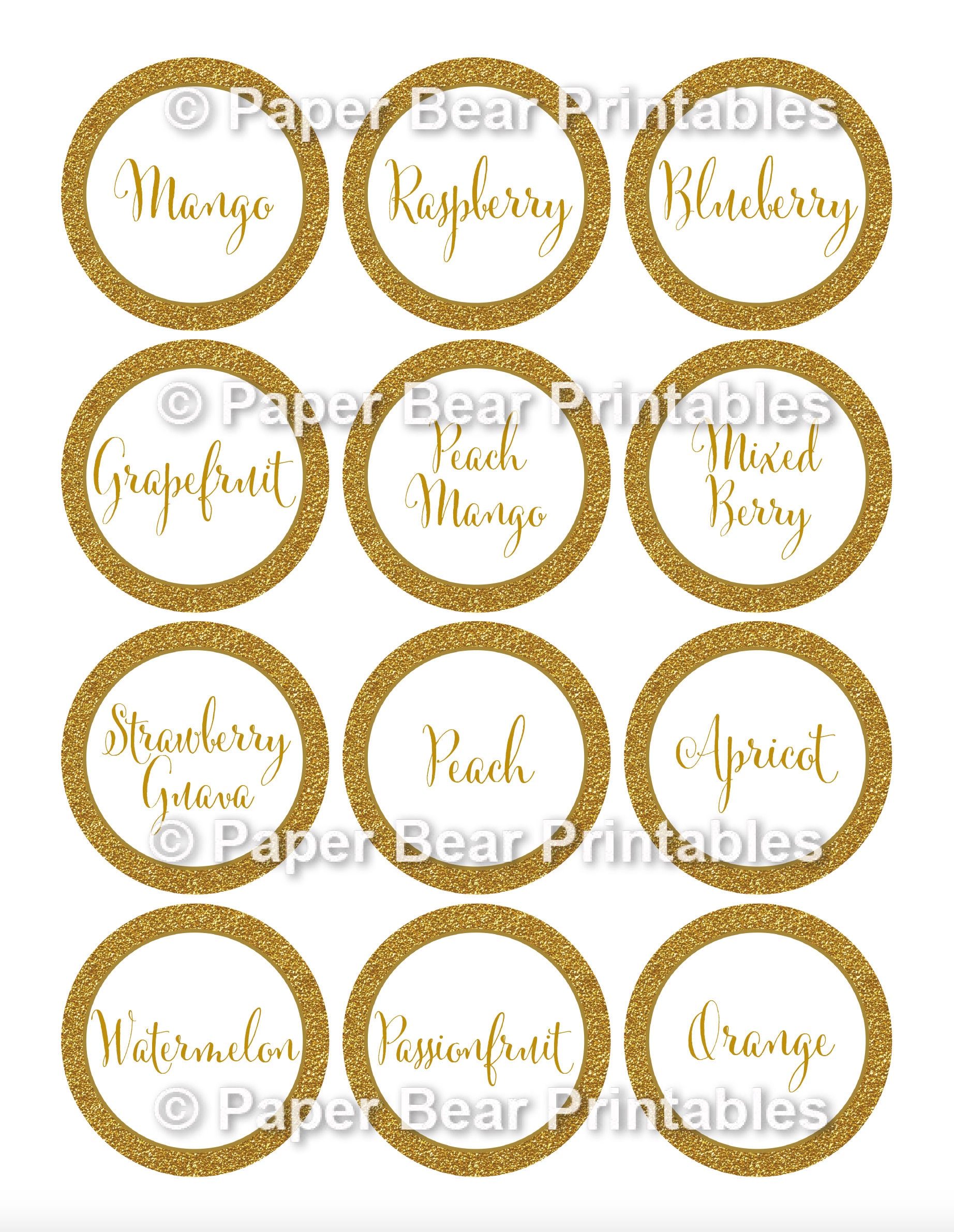 Mimosa Bar Juice Labels &amp; Sign Mimosa Bar Labels Mimosa | Etsy