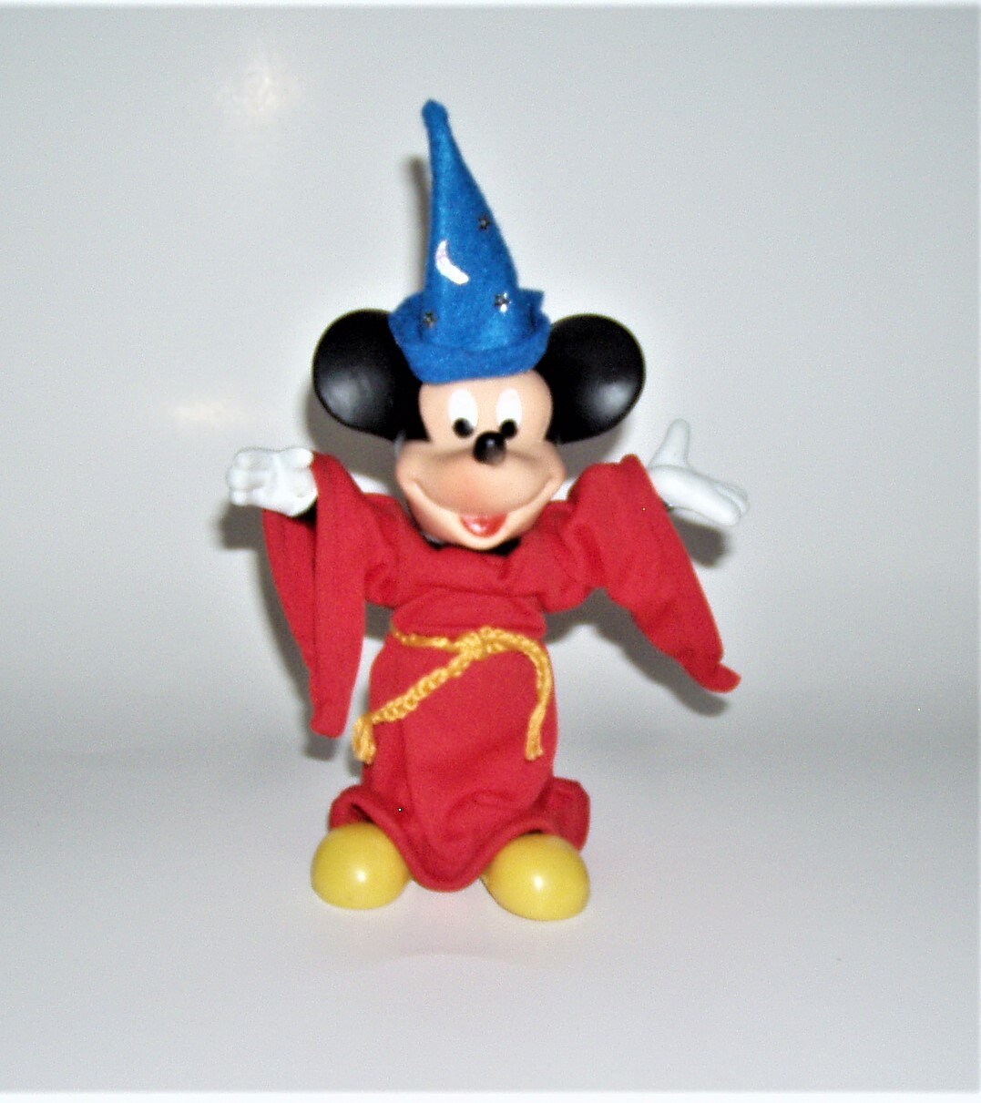Disney's Mickey Mouse Toy in Sorcerer's Apprentice Costume Etsy