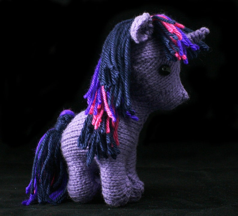 Plush pony unicorn-pegasus knitting pattern PDF image 4