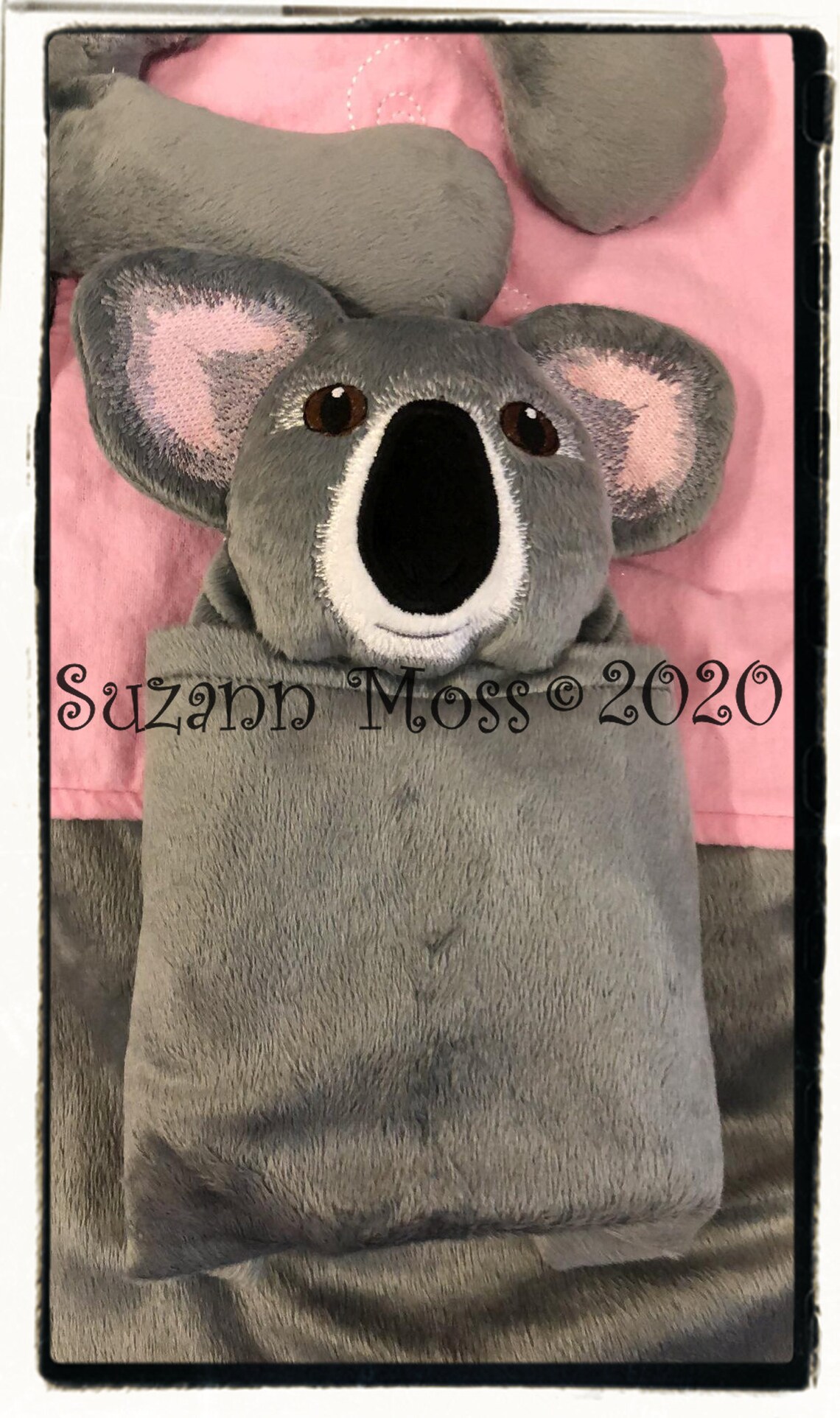 Koala Snuggle Rug for the 5x7/130x180mm Machine Embroidery Hoop - Etsy ...
