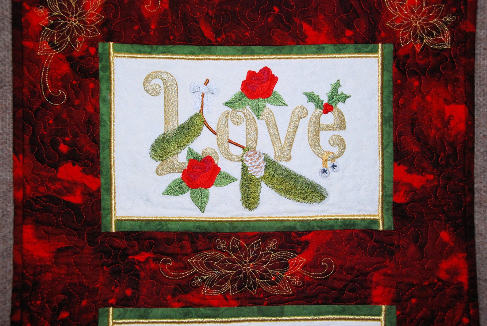 Christmas painting wall hang