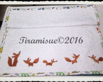 10 Little Foxes for  4x4 (100 x 100mm) Hoop -  Machine Embroidery Designs