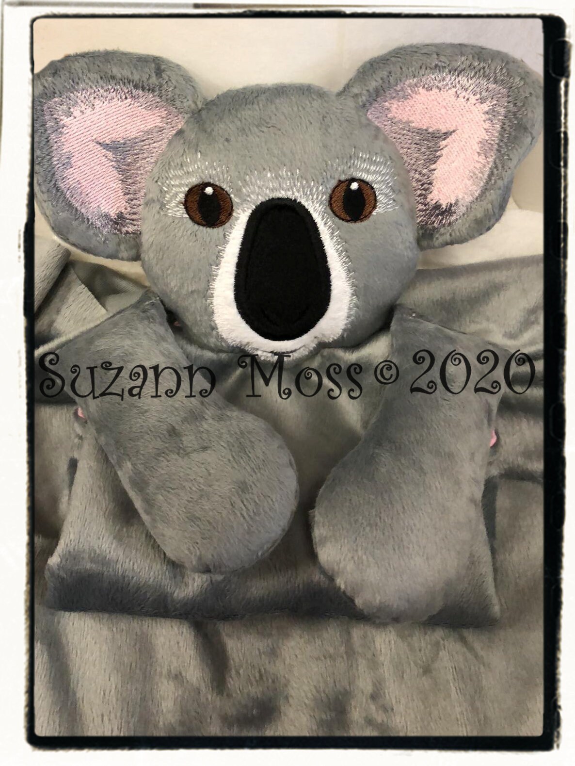 Koala Snuggle Rug for the 5x7/130x180mm Machine Embroidery Hoop - Etsy ...