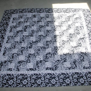 Black and White Quilt