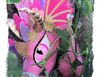 Pink Dragon Hobby Horse