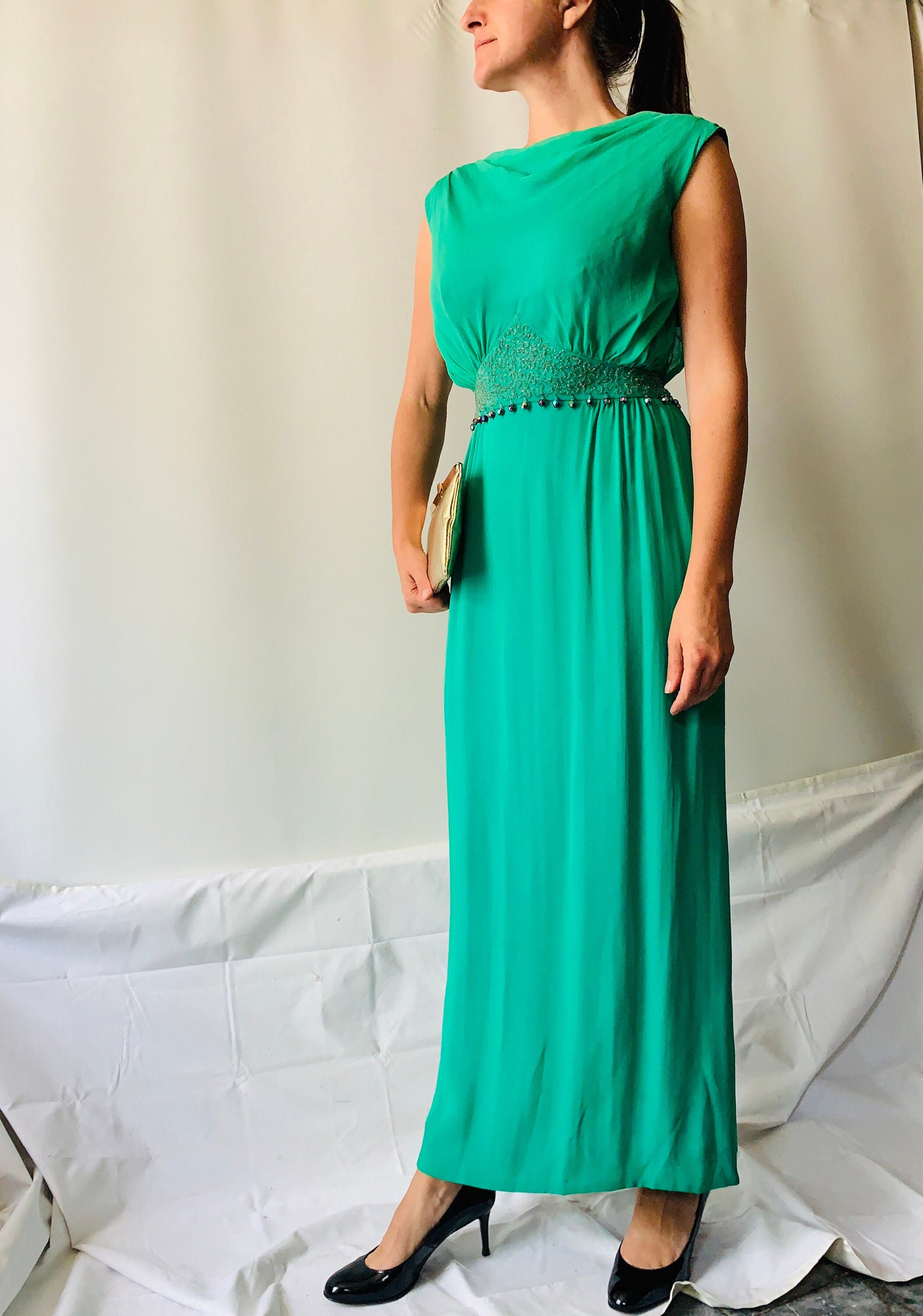 Greek Chiffon Dress