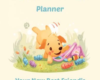 Puppy First 30 Days Planner - Printable New Puppy Routine, Potty, Training & Vet Tracker