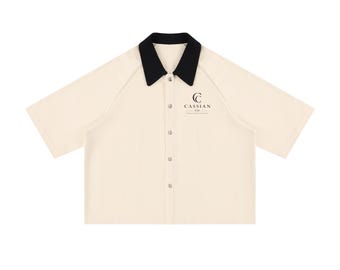 CASSIAN Golf Kollektion Clubhouse Hemd | Premium Boxy Fit Color Block Polo | Luxus-Resort unentbehrlich