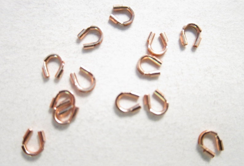 20 Wire Guardians Copper Plated 4x3mm Wire Protectors