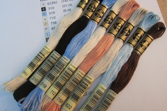 Place a Custom Order Here, DMC Embroidery Floss (choose from the list in the Description) - 8m / 8.7 yd Skeins - Your Project! Your Colours!