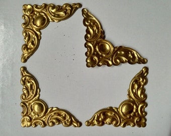 Brass Corners - Vintage - 12 per pkg