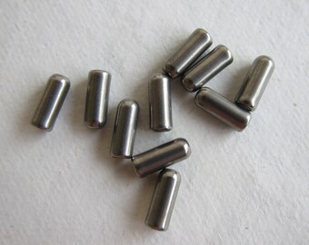 10x4mm Stainless Steel Hat Pin Clutch, with White Silicone Liner - Available in 2, 4, 6 & 10 Clutch Pkgs and in Larger Pkgs